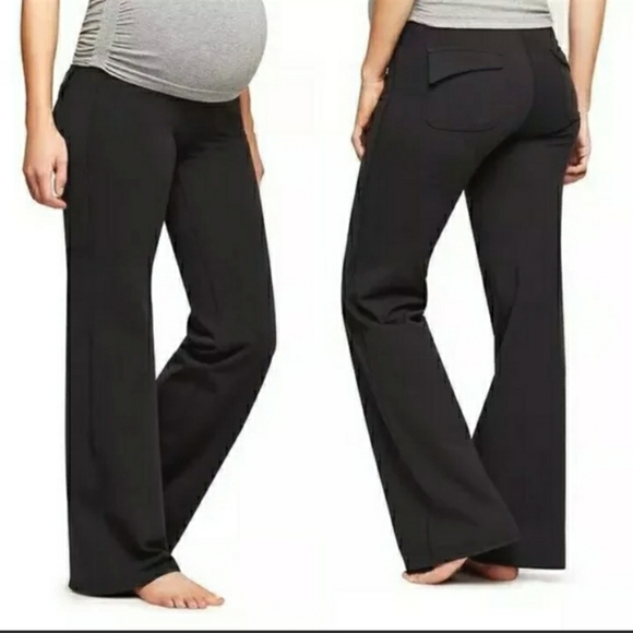 Athleta Pants & Jumpsuits Athleta Maternity Black Fusion Yoga Pants